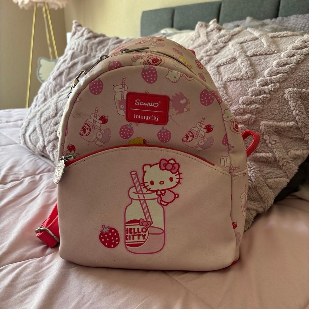 Mini Sanrio Hello Kitty Strawberry Backpack
